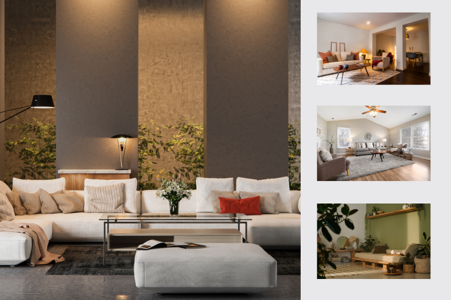 thiết kế phòng khách spa, thiết kế phòng khách 