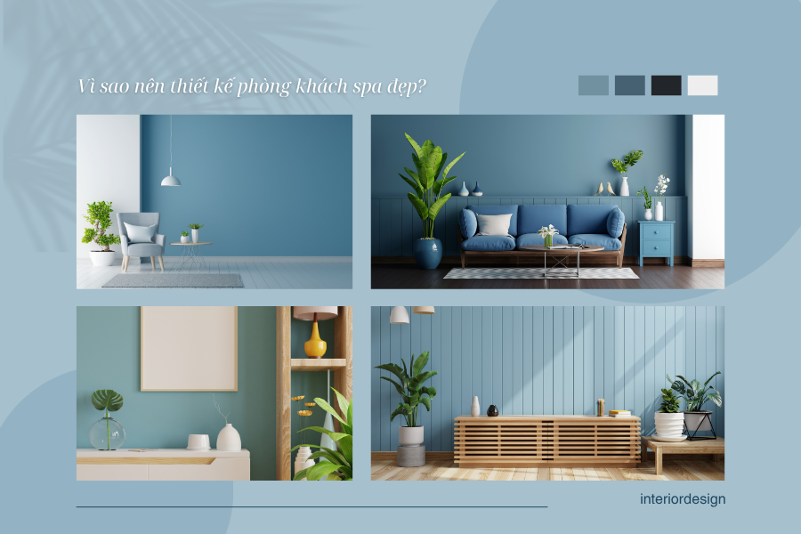 thiết kế phòng khách spa, thiết kế phòng khách 