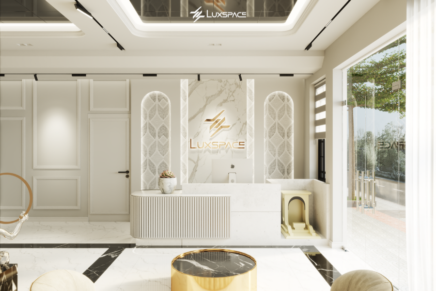 thiết kế phòng khách spa, thiết kế phòng khách 