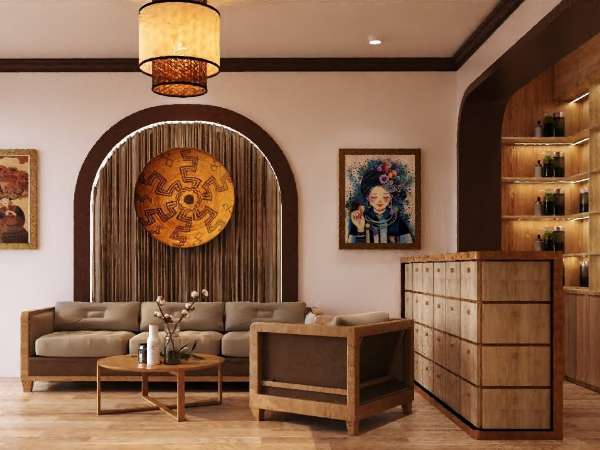 Các loại gỗ công nghiệp trong thiết kế spa