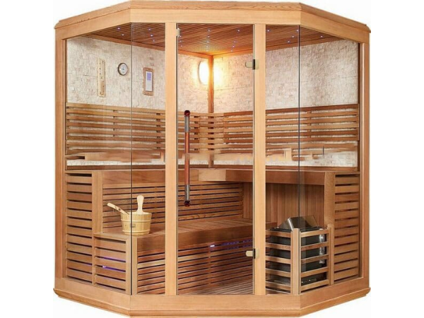 phòng xông hơi khô trong thiết kế spa dưỡng sinh