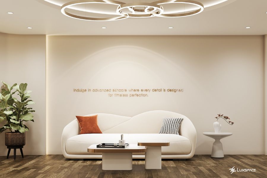 thiết kế nội thất spa , chi ph&iacute; thiết kế nội thất spa 