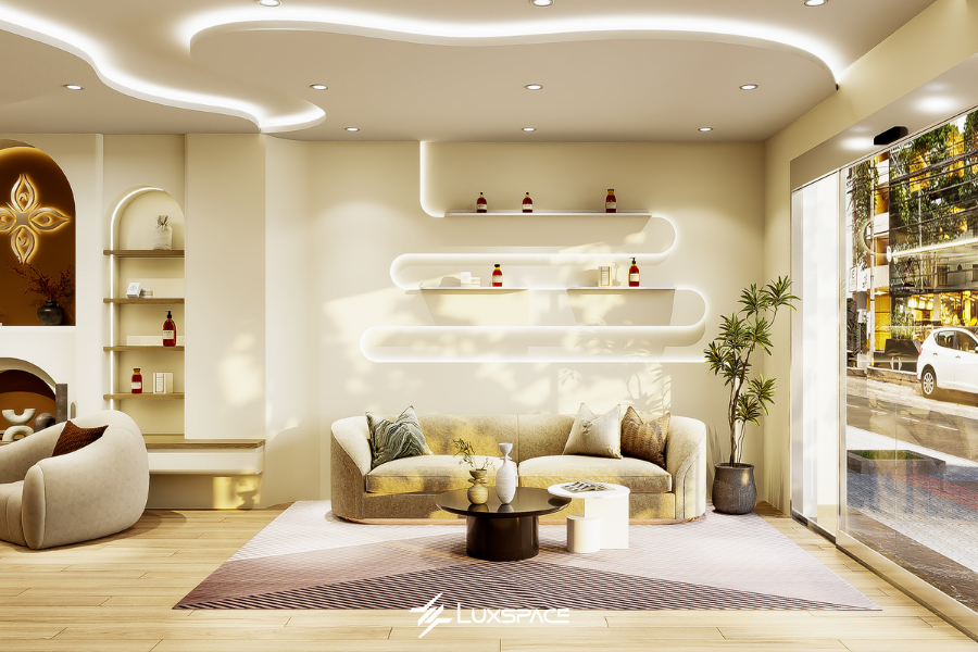 thiết kế spa chuyên nghiệp, không gian spa đẹp, không gian spa chuyên nghiệp