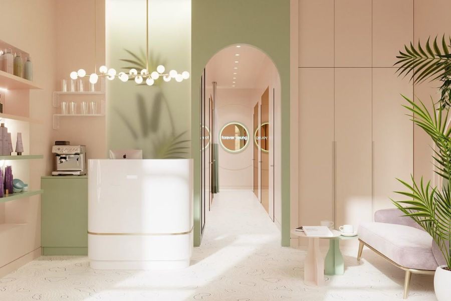 thiết kế spa chuy&ecirc;n nghiệp, kh&ocirc;ng gian spa đẹp, kh&ocirc;ng gian spa chuy&ecirc;n nghiệp 