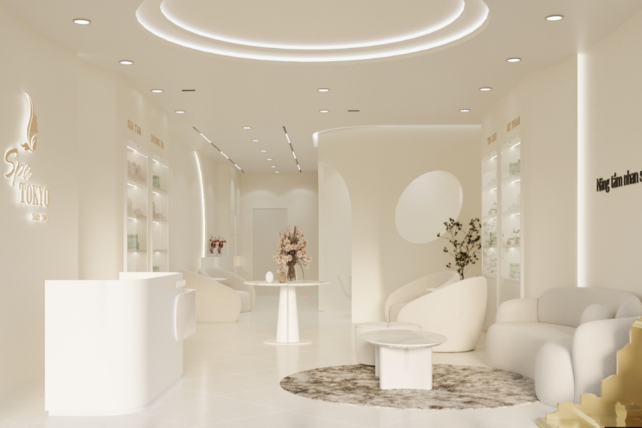 thiết kế spa tại nhà, cải tạo nhà ở thành spa, setup spa