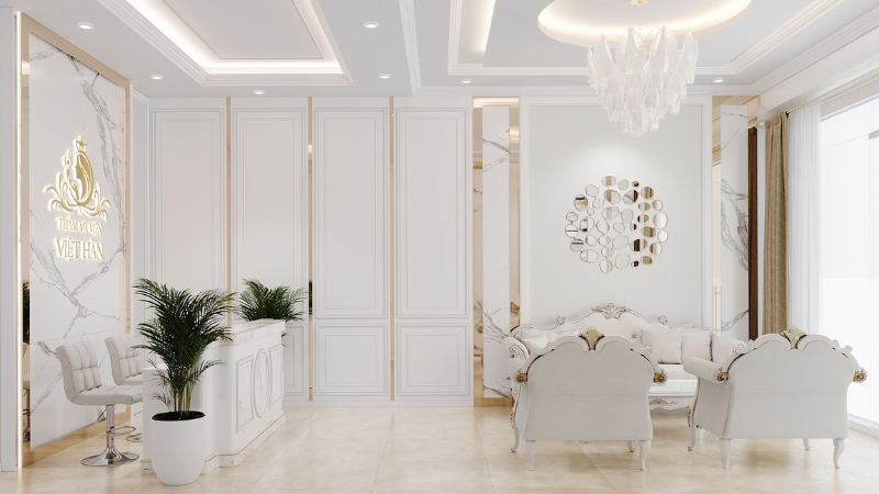 Không gian thiết kế spa đẹp tại Hà Nội