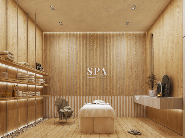 Toàn bộ tường bằng gỗ sang trọng, tinh tế