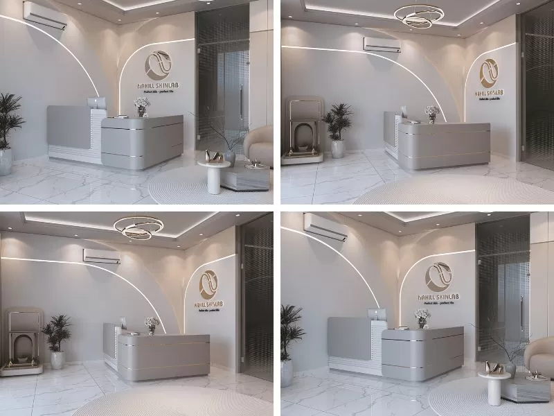 quầy lễ t&acirc;n spa, hướng đặt quầy lễ t&acirc;n spa 
