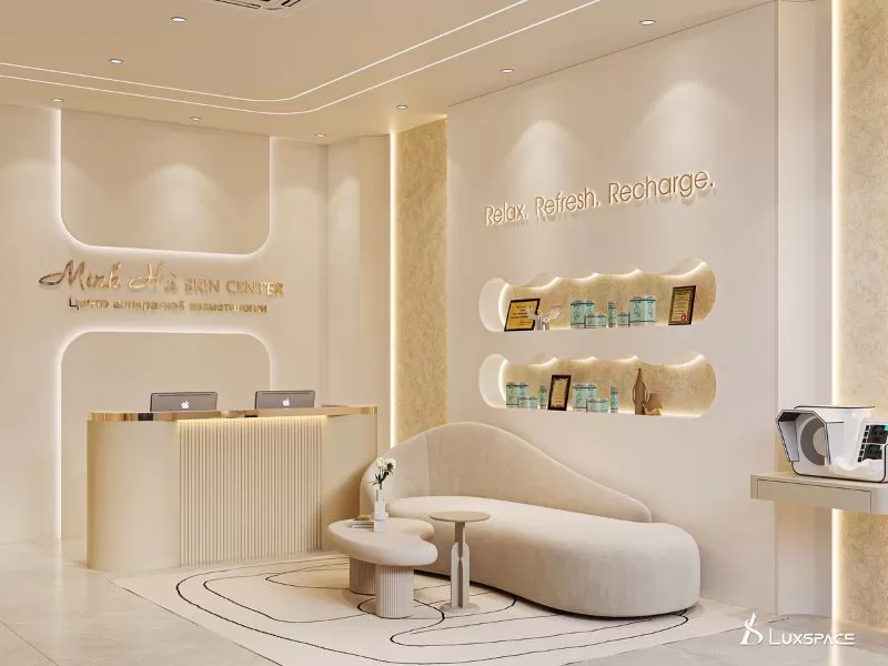 quầy lễ t&acirc;n spa, hướng đặt quầy lễ t&acirc;n spa 