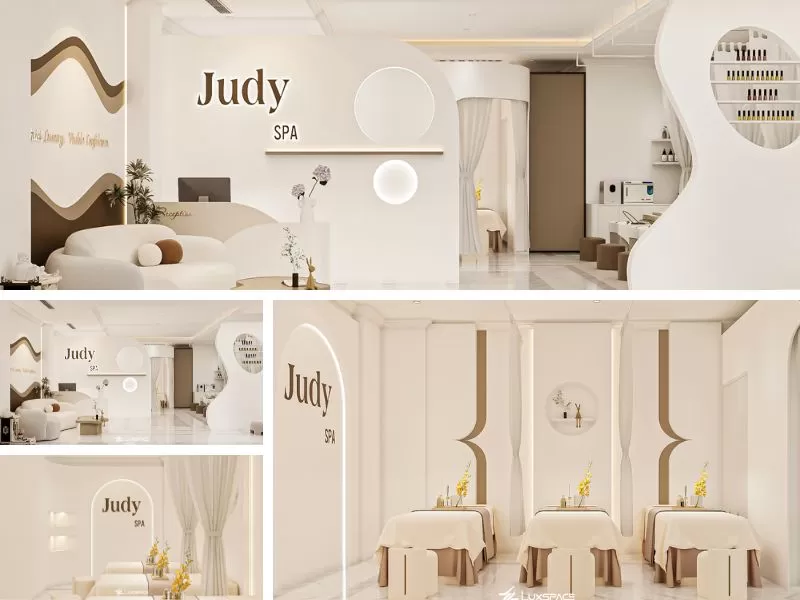 thiết kế spa chăm sóc da, spa chăm sóc da, công năng spa