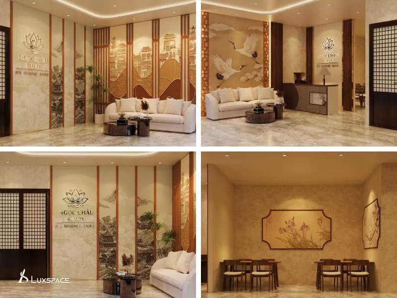 thiết kế spa dưỡng sinh, thiết kế spa dưỡng sinh Ngọc Ch&acirc;u Beauty 