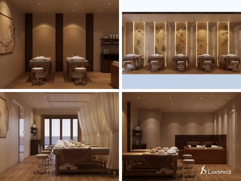 thiết kế spa dưỡng sinh, thiết kế spa dưỡng sinh Ngọc Ch&acirc;u Beauty 