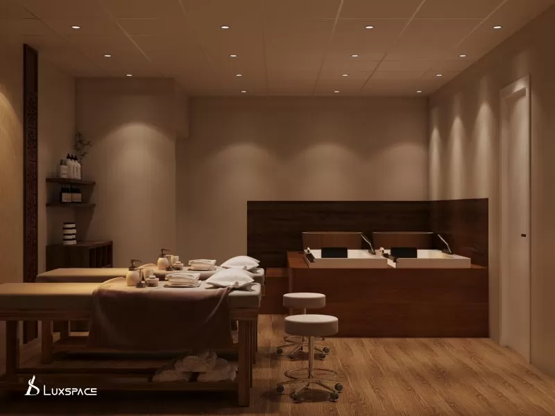 thiết kế spa dưỡng sinh, thiết kế spa dưỡng sinh Ngọc Ch&acirc;u Beauty 