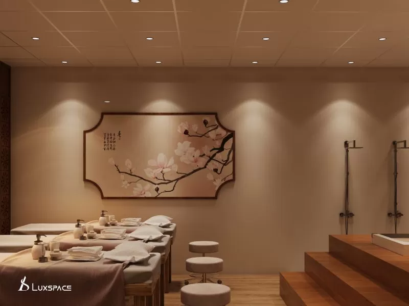 thiết kế spa dưỡng sinh, thiết kế spa dưỡng sinh Ngọc Ch&acirc;u Beauty 