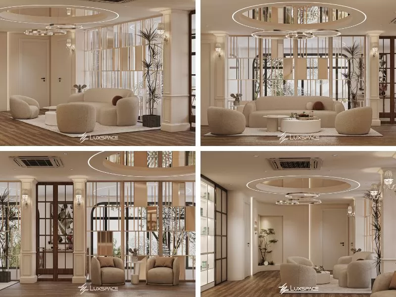thiết kế spa sang trọng, hiện đại 100m2, thiết kế spa, c&ocirc;ng năng spa 