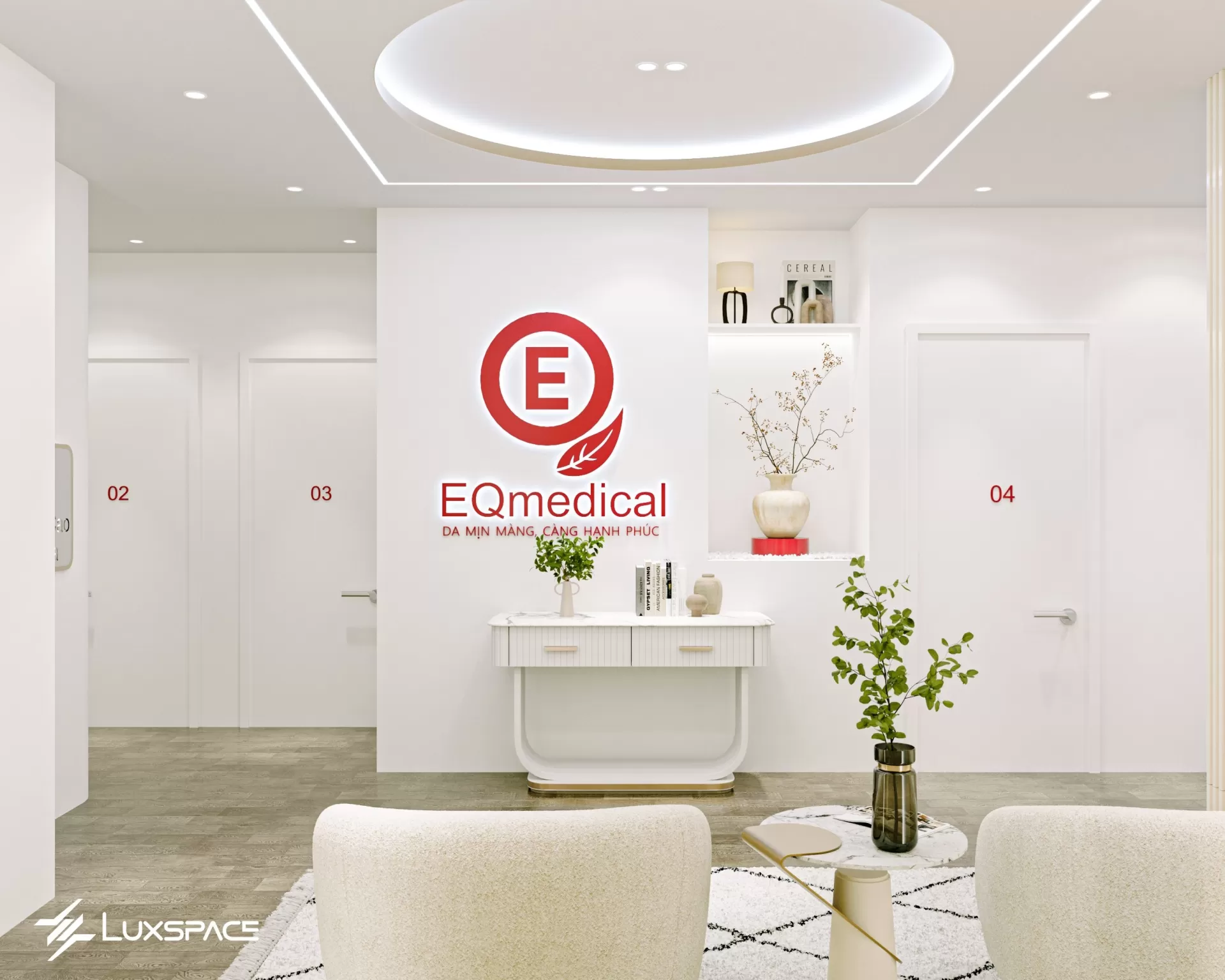 EQ Medica - Không gian spa hiện đại, tinh tế như Bắc Âu