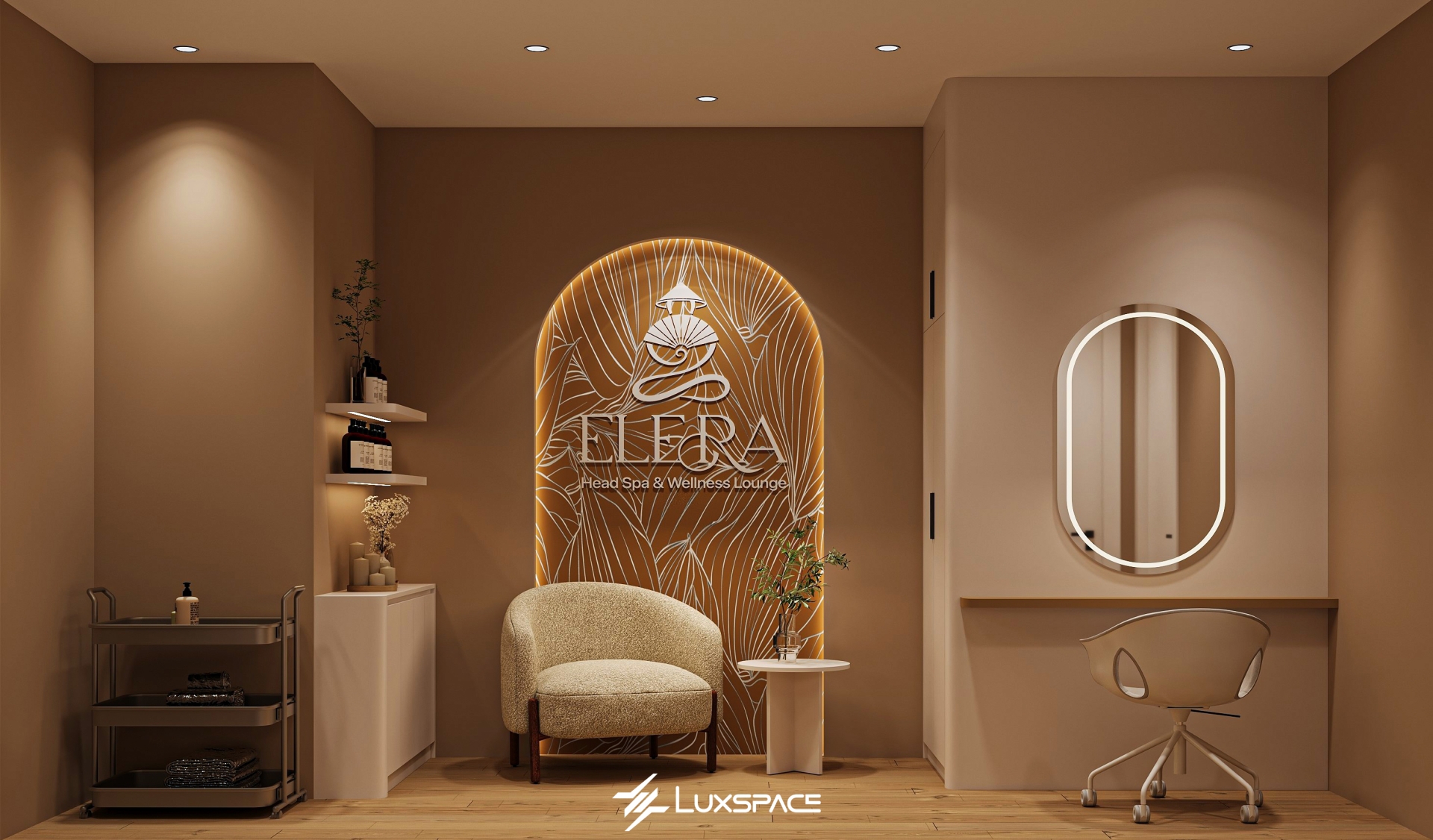 ELFRA SPA 90m2 - Thiết kế spa Nnuông chiều mọi giác quan