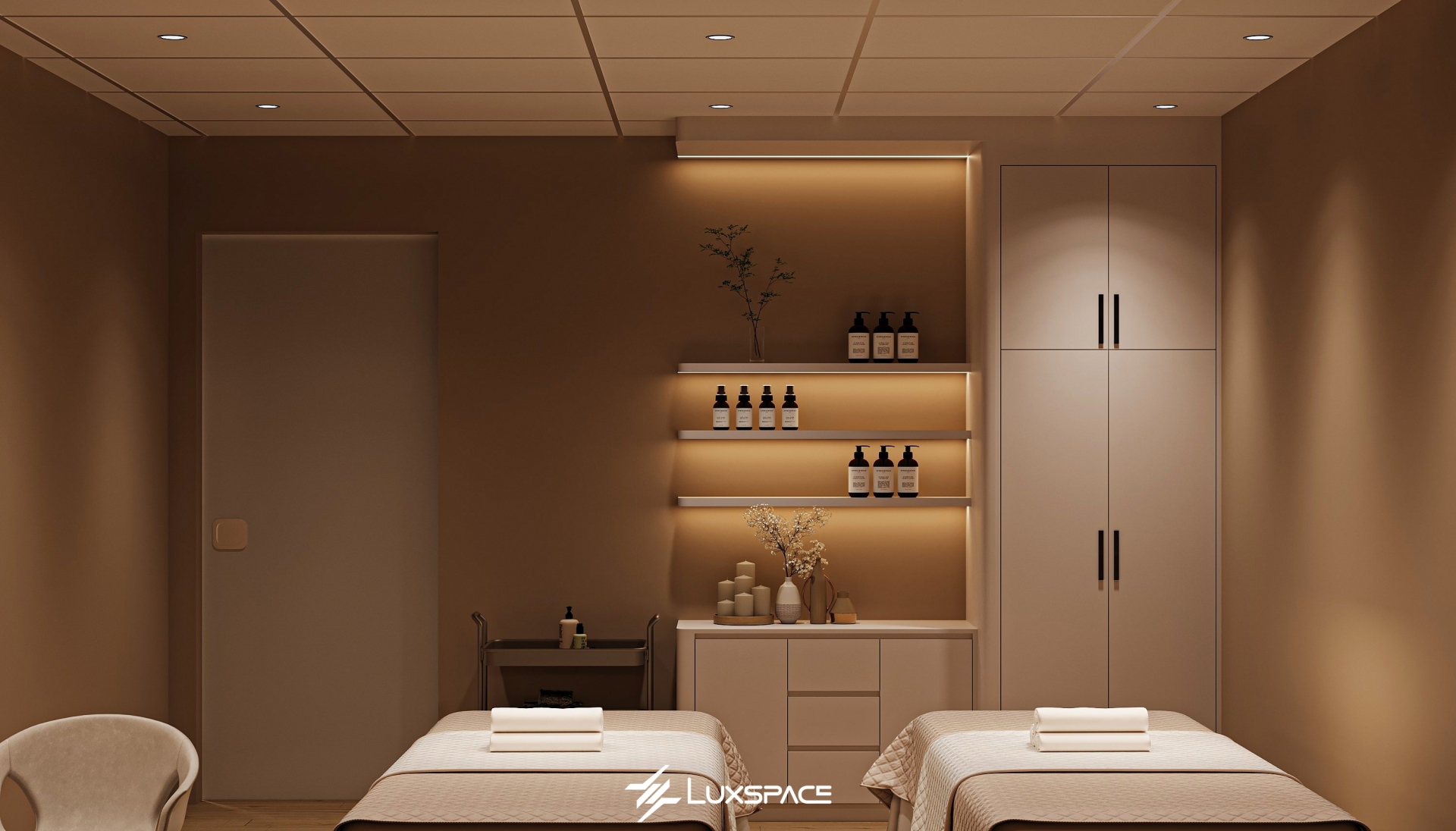 ELFRA SPA 90m2 - Thiết kế spa Nnuông chiều mọi giác quan