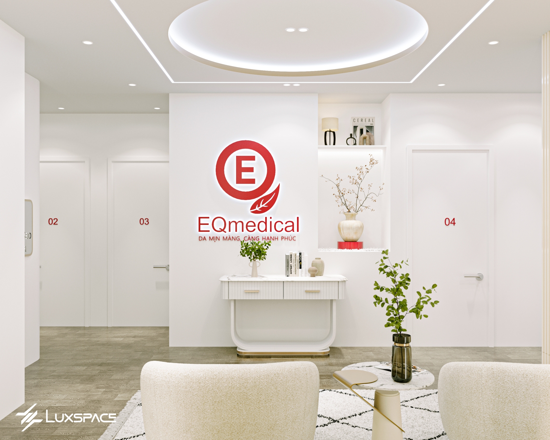 EQ Medica - Không gian spa hiện đại, tinh tế như Bắc Âu