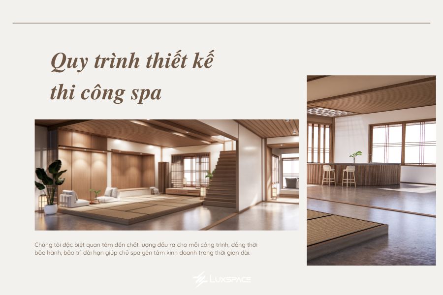 thiết kế thi c&ocirc;ng nội thất spa 100m2, thiết kế thi c&ocirc;ng nội thất spa 