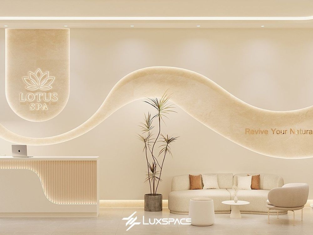 Thiết kế spa Lotus Spa 35m2