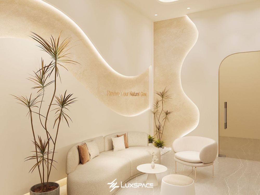 Thiết kế spa Lotus Spa 35m2