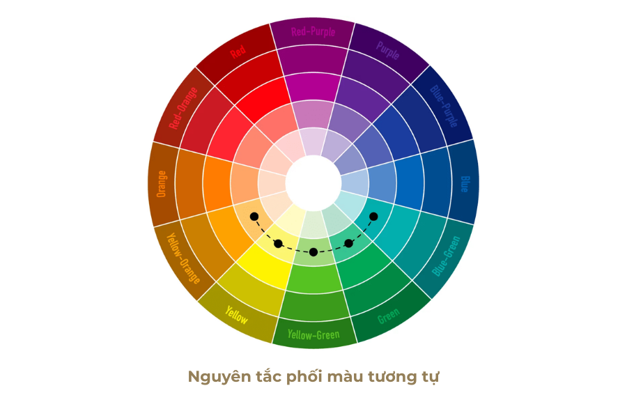 màu sắc trong thiết kế spa, màu sắc trong không gian spa