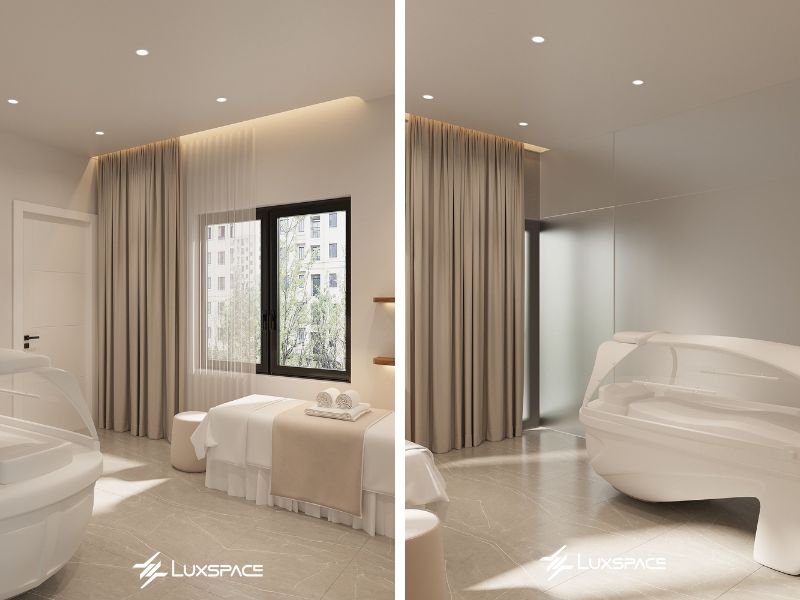 Thiết kế spa tiệm nail Mina Beauty 80m2