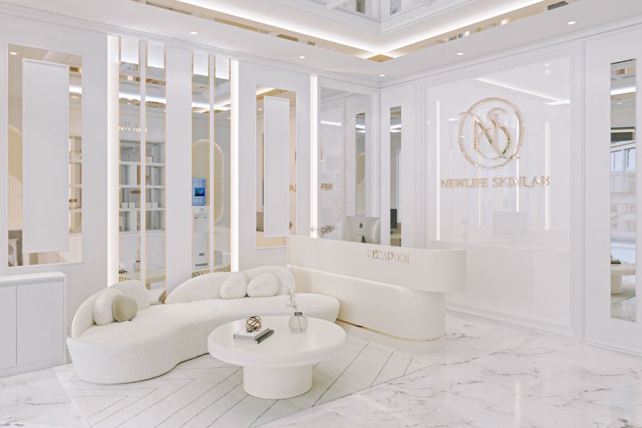Thiết kế spa - Newlife Skinlab