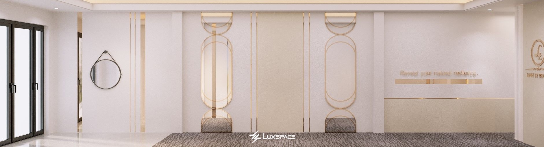 Spa Linh Ly 35m2 - Thiết kế spa mini hiện đại