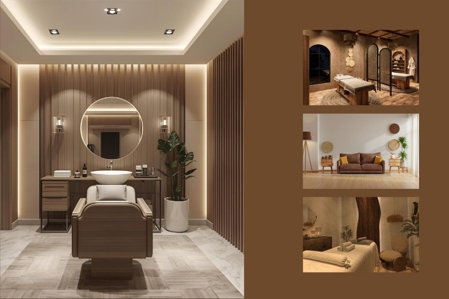 thiết kế spa cho người mệnh Thủy, thiết kế spa hợp mệnh Thủy 