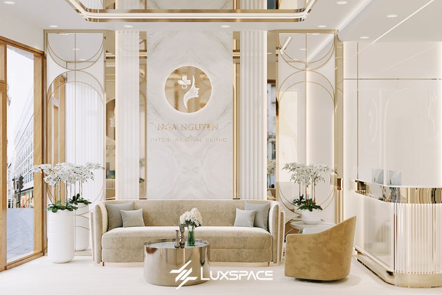 Spa Nga Nguyễn - Thiết kế spa sang trọng, hiện đại thu hút khách hàng