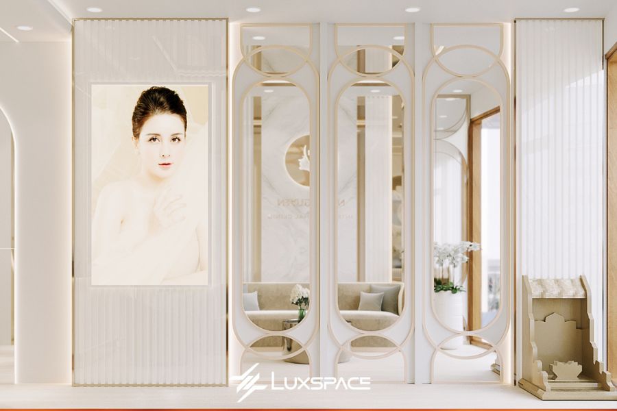 Spa Nga Nguyễn - Thiết kế spa sang trọng, hiện đại thu hút khách hàng