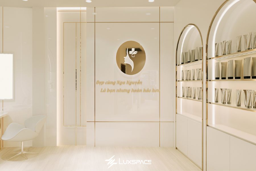 Spa Nga Nguyễn - Thiết kế spa sang trọng, hiện đại thu hút khách hàng