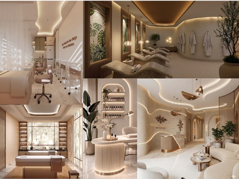 thiết kế spa sang trọng, hiện đại trọn gói; thiết kế spa sang trọng, hiện đại; thiết kế spa