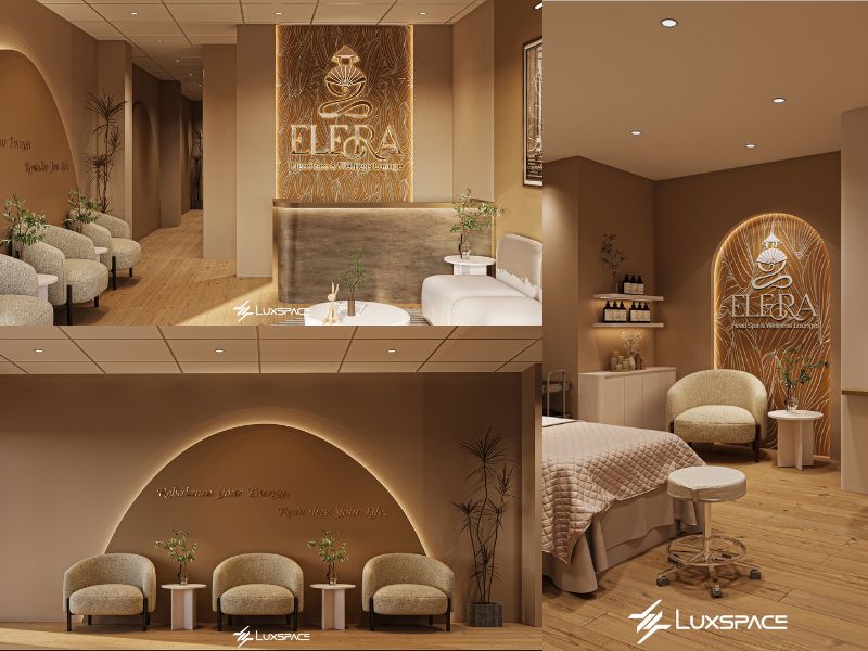 thiết kế spa sang trọng, hiện đại trọn gói; thiết kế spa sang trọng, hiện đại; thiết kế spa