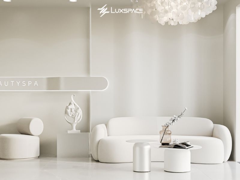 thiết kế spa, thiết kế spa tối giản, spa tối giản, kh&ocirc;ng gian spa tối giản 