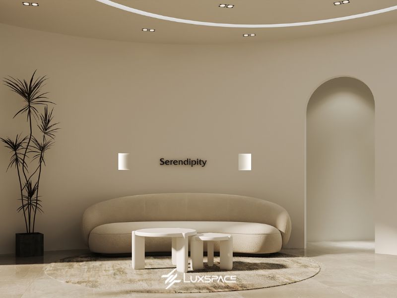thiết kế spa, thiết kế spa tối giản, spa tối giản, kh&ocirc;ng gian spa tối giản 