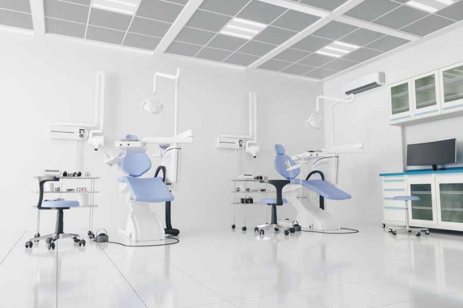 Thiết kế ph&ograve;ng kh&aacute;m nha khoa tại miền Bắc, thiết kế ph&ograve;ng kh&aacute;m nha khoa 