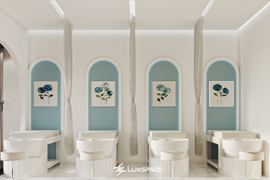 thiết kế spa cho người mệnh Thủy, thiết kế spa hợp mệnh Thủy