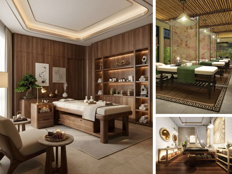 thiết kế spa dưỡng sinh, setup spa dưỡng sinh 