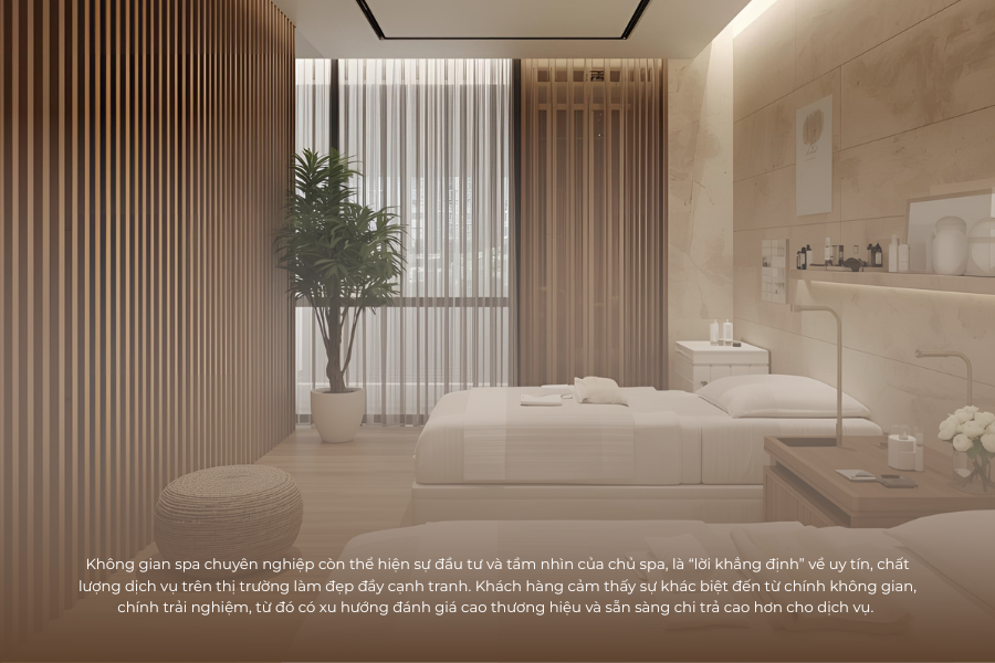  thiết kế spa đẹp, thiết kế spa chuyên nghiệp, thiết kế spa, không gian spa chuyên nghiệp