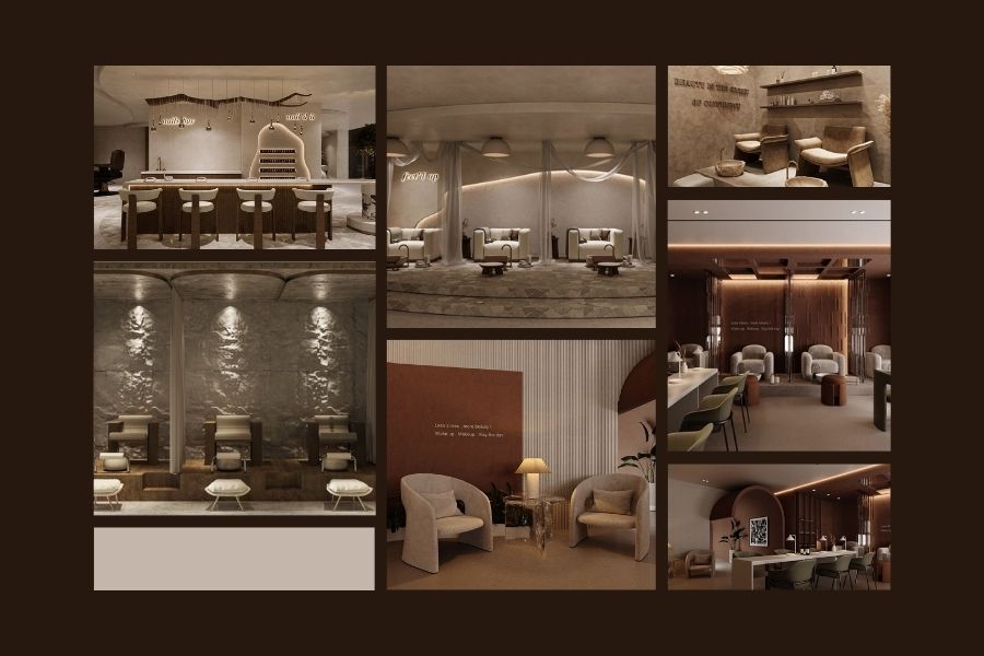 thiết kế spa tiết kiệm chi ph&iacute;, thiết kế spa đẹp, thiết kế thi c&ocirc;ng spa trọn g&oacute;i 