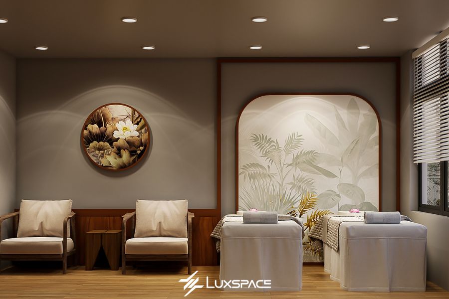 thiết kế spa tiết kiệm chi ph&iacute;, thiết kế spa đẹp, thiết kế thi c&ocirc;ng spa trọn g&oacute;i 