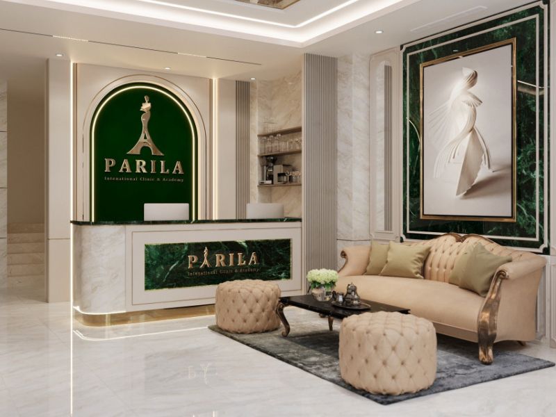 thiết kế thẩm mỹ viện, setup thẩm mỹ viện, thiết kế nội thất thẩm mỹ viện 