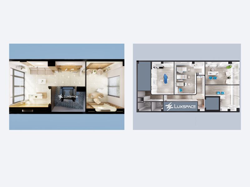 thiết kế thẩm mỹ viện, setup thẩm mỹ viện, thiết kế nội thất thẩm mỹ viện 