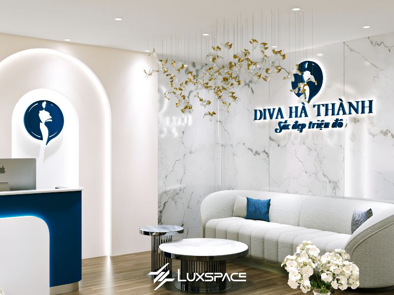 thiết kế thẩm mỹ viện, setup thẩm mỹ viện, thiết kế nội thất thẩm mỹ viện 