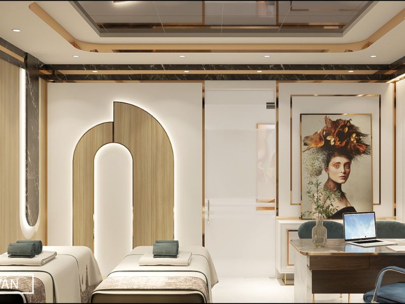 thiết kế thẩm mỹ viện, setup thẩm mỹ viện, thiết kế nội thất thẩm mỹ viện 
