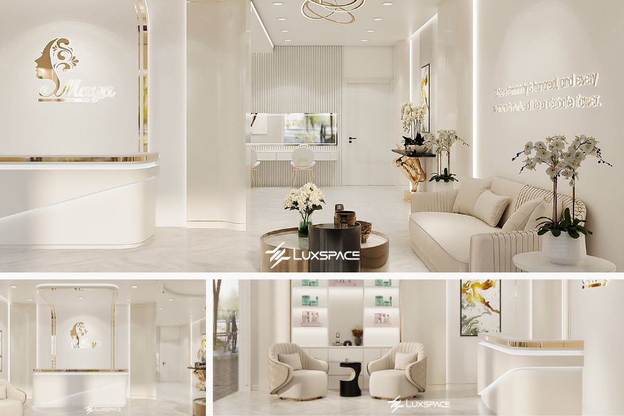 m&agrave;u sắc trong thiết kế spa, m&agrave;u sắc trong kh&ocirc;ng gian spa