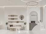 Thiết kế spa tiệm nail Mina Beauty 80m2
